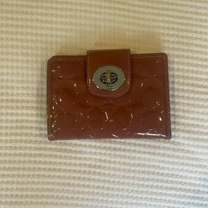 Coach muted pink wallet